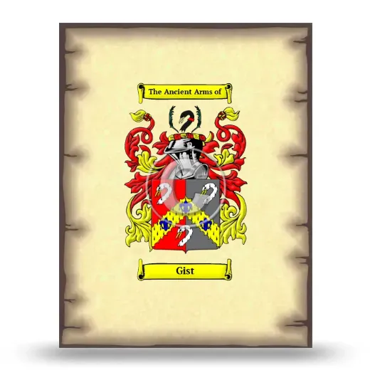 Gist Coat of Arms Print