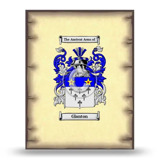 Glanton Coat of Arms Print