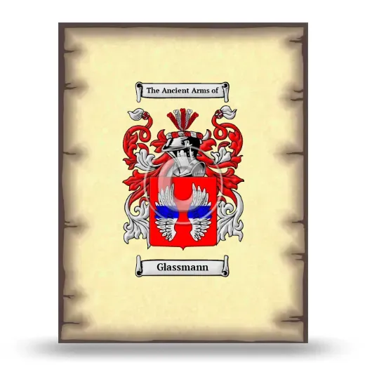 Glassmann Coat of Arms Print