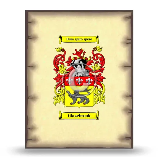 Glazebrook Coat of Arms Print