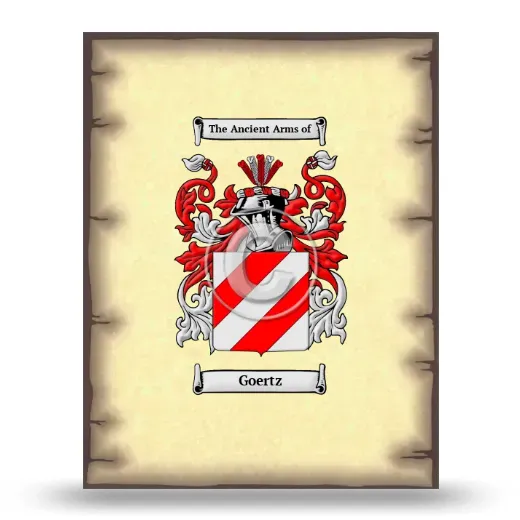 Goertz Coat of Arms Print