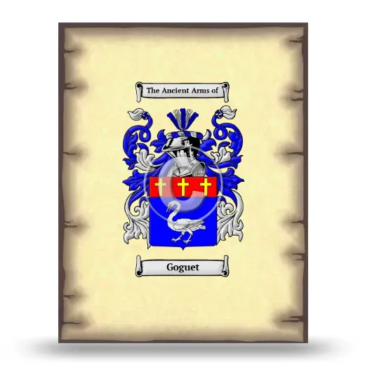 Goguet Coat of Arms Print