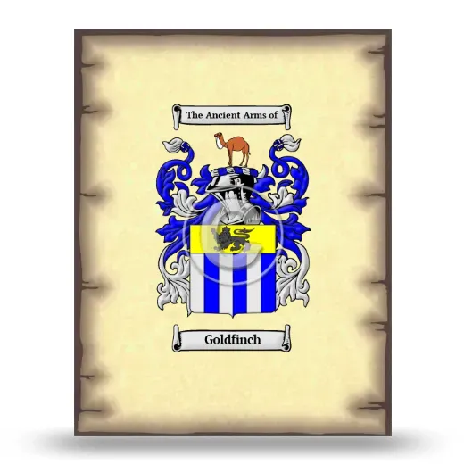 Goldfinch Coat of Arms Print