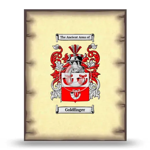 Goldfinger Coat of Arms Print