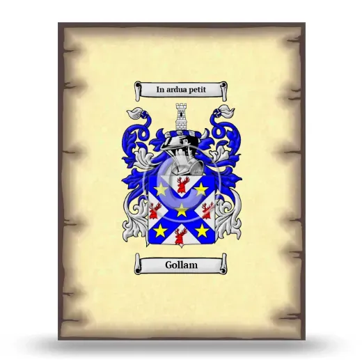 Gollam Coat of Arms Print