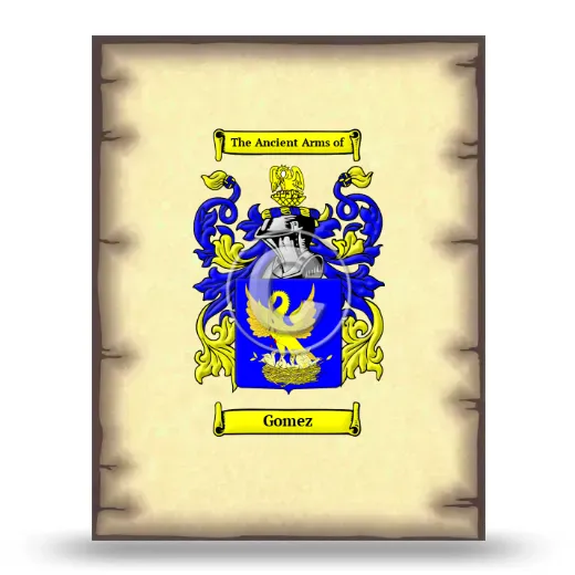 Gomez Coat of Arms Print