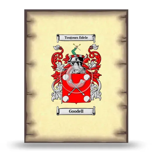 Goodell Coat of Arms Print