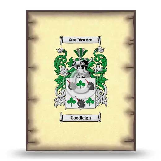 Goodleigh Coat of Arms Print
