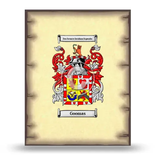 Goomas Coat of Arms Print