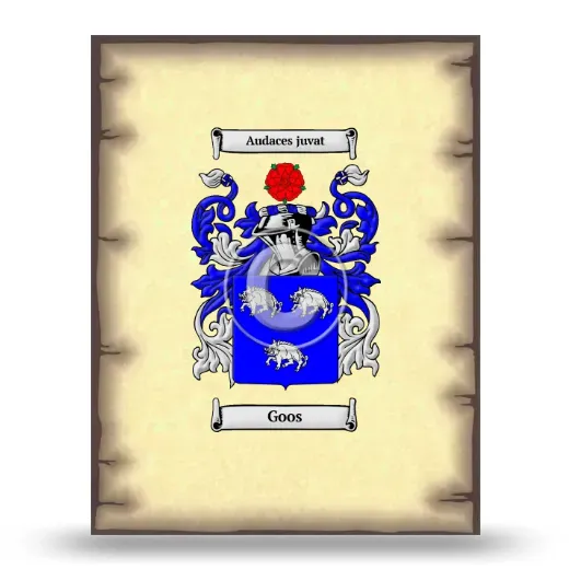 Goos Coat of Arms Print