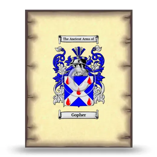 Gopher Coat of Arms Print