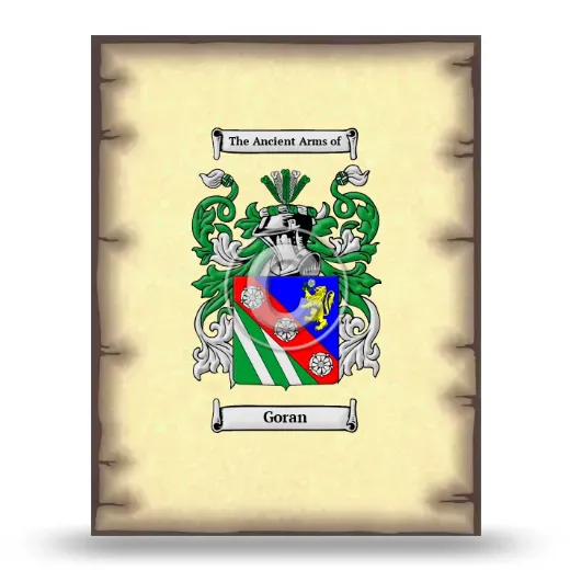 Goran Coat of Arms Print