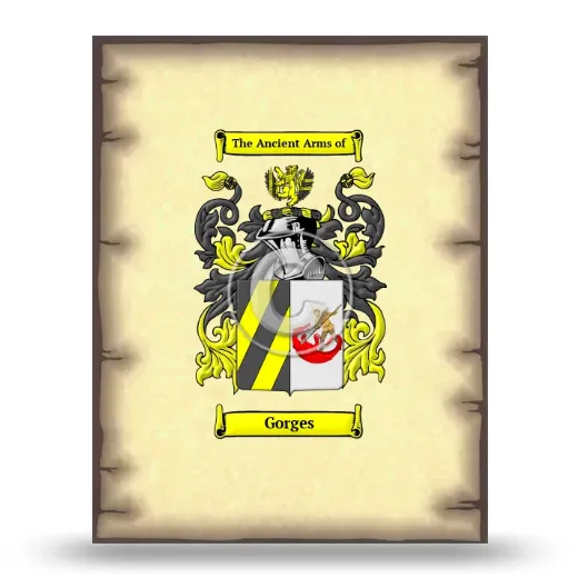 Gorges Coat of Arms Print