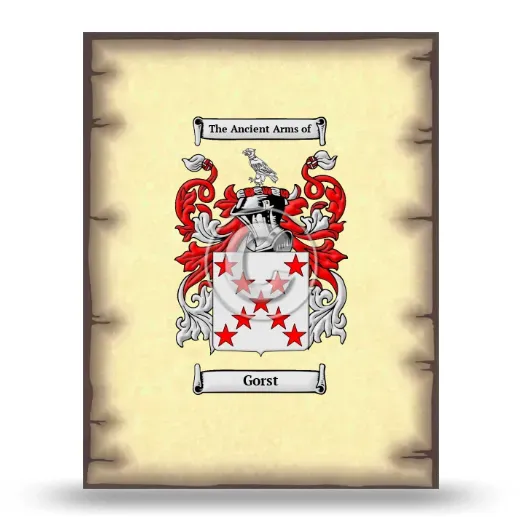 Gorst Coat of Arms Print