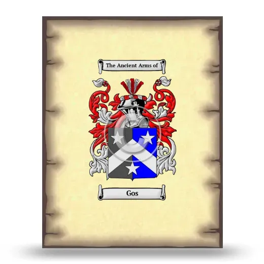 Gos Coat of Arms Print
