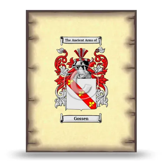 Gossen Coat of Arms Print