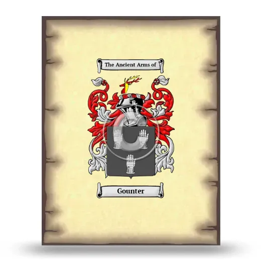 Gounter Coat of Arms Print