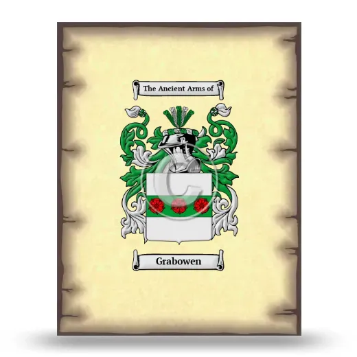 Grabowen Coat of Arms Print