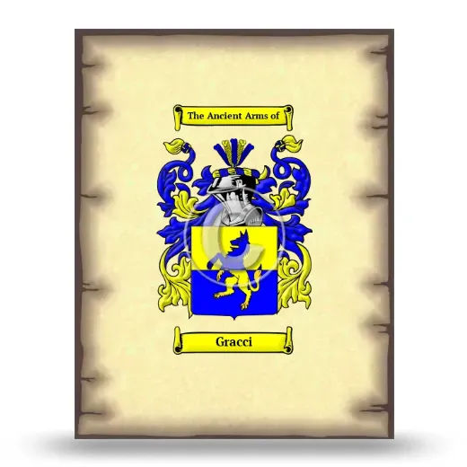 Gracci Coat of Arms Print
