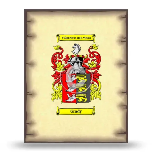Grady Coat of Arms Print