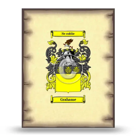 Grahame Coat of Arms Print