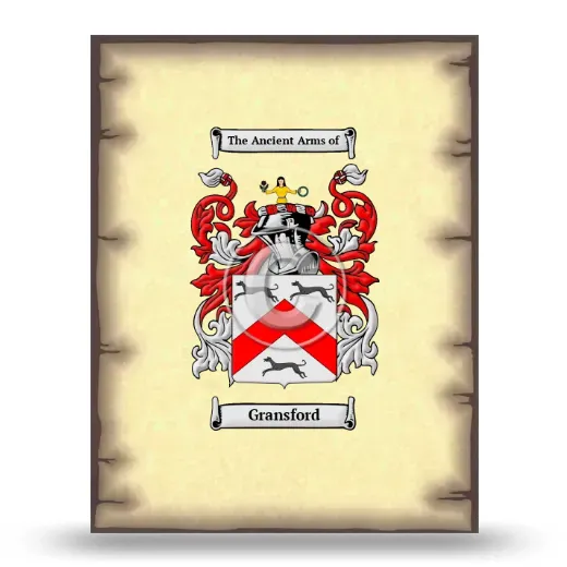 Gransford Coat of Arms Print