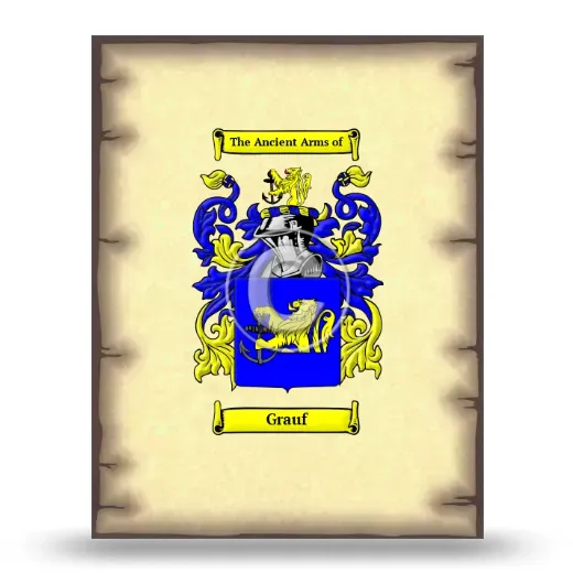 Grauf Coat of Arms Print