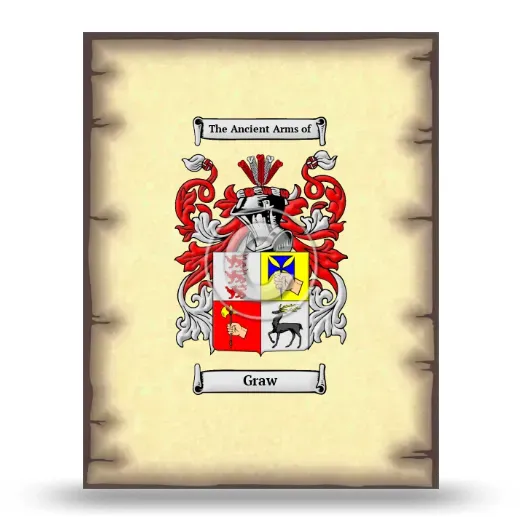 Graw Coat of Arms Print