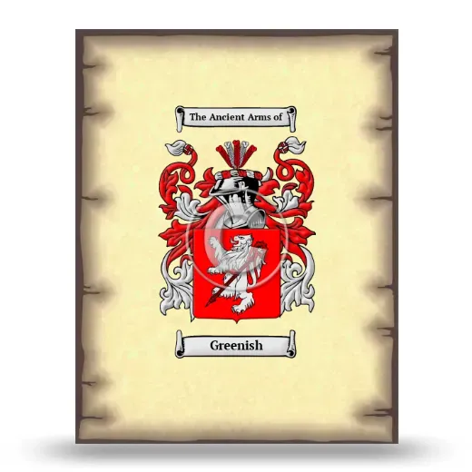 Greenish Coat of Arms Print