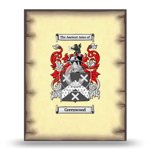 Greenwood Coat of Arms Print