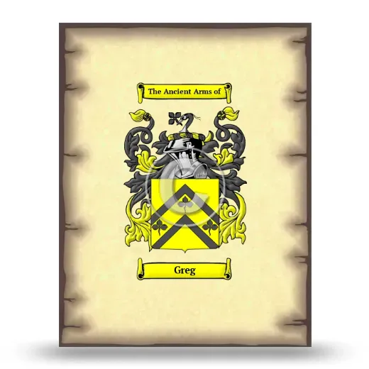 Greg Coat of Arms Print