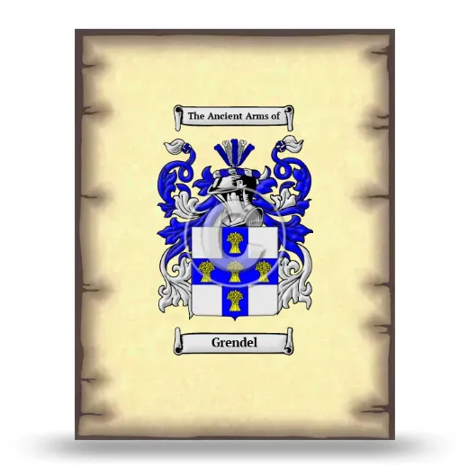 Grendel Coat of Arms Print