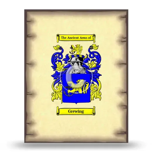 Grewing Coat of Arms Print