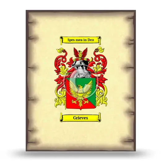 Grieves Coat of Arms Print