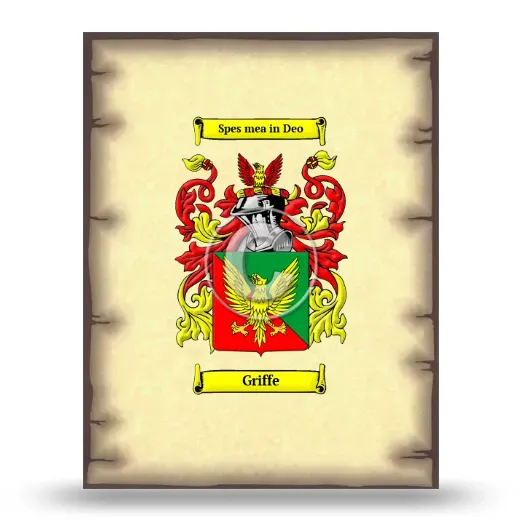 Griffe Coat of Arms Print