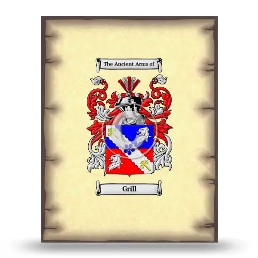 Grill Coat of Arms Print
