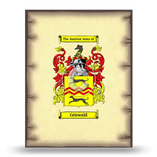 Griswald Coat of Arms Print