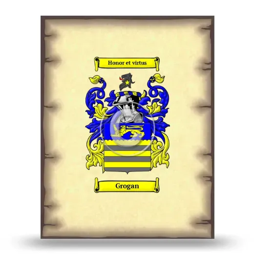 Grogan Coat of Arms Print