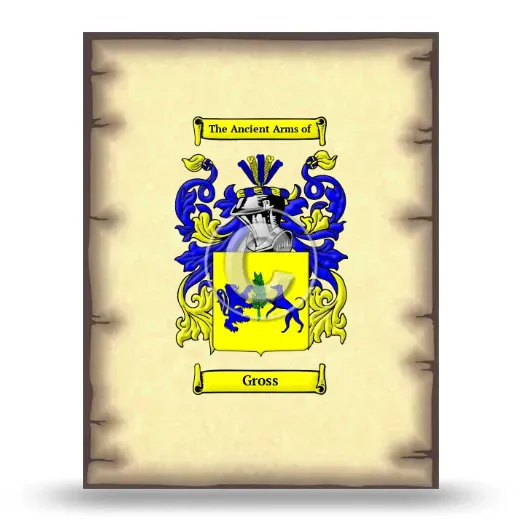 Gross Coat of Arms Print