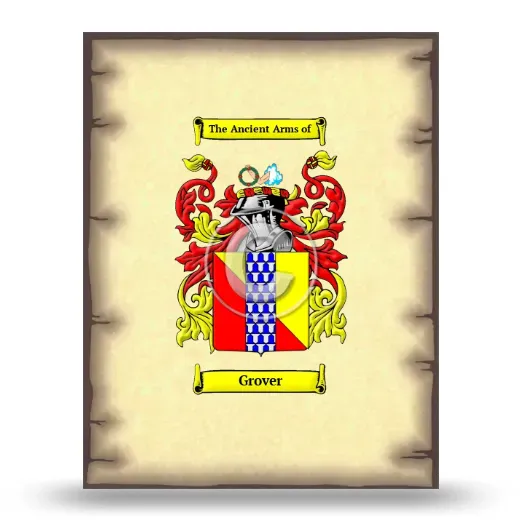 Grover Coat of Arms Print