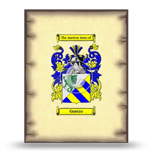 Guerro Coat of Arms Print