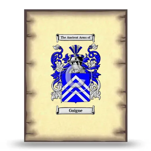 Guigne Coat of Arms Print