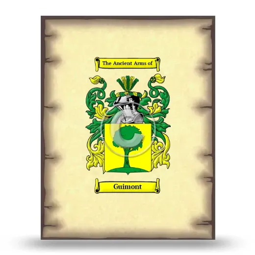Guimont Coat of Arms Print