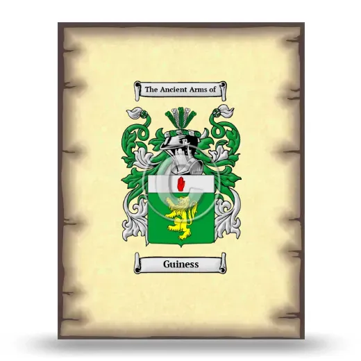 Guiness Coat of Arms Print
