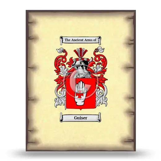 Guiser Coat of Arms Print