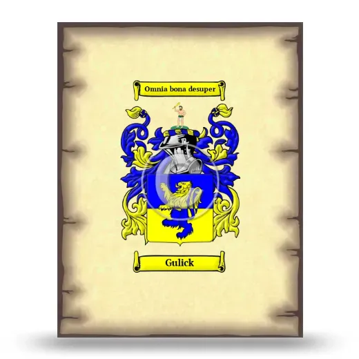 Gulick Coat of Arms Print
