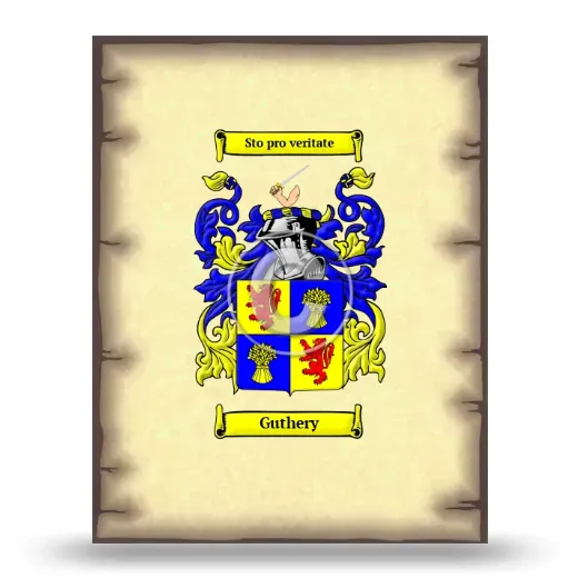 Guthery Coat of Arms Print