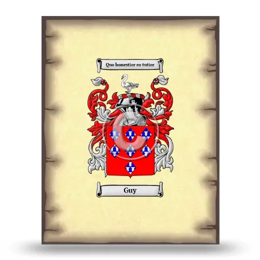 Guy Coat of Arms Print