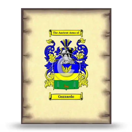 Guzzardo Coat of Arms Print