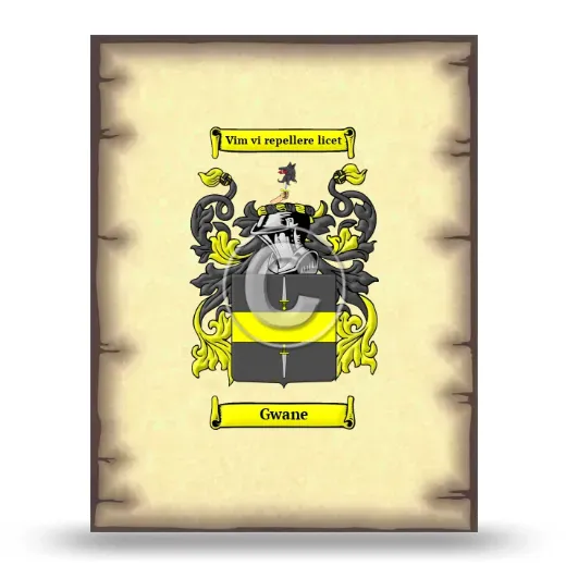 Gwane Coat of Arms Print
